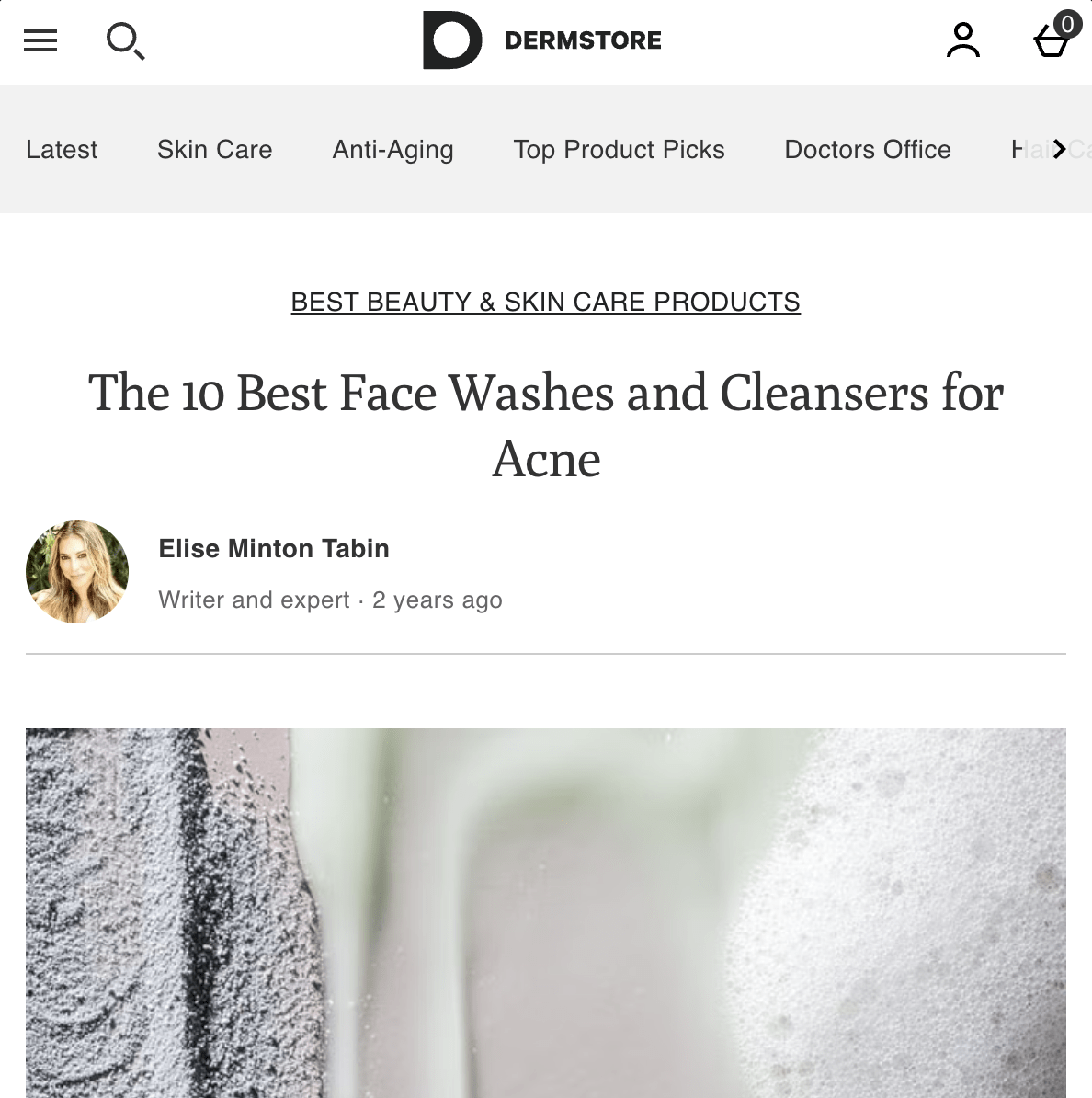 Dermstore - The 10 Best Face Washes and Cleansers for Acne